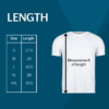 Length Size of Tshirts